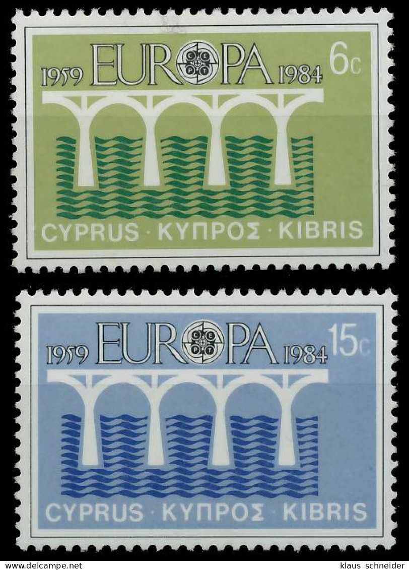 ZYPERN 1984 Nr 611-612 Postfrisch X5B970E - Unused Stamps