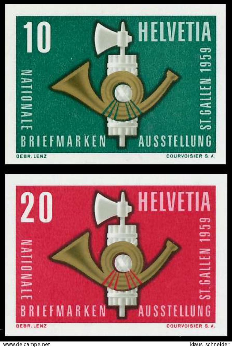 SCHWEIZ 1959 Nr 672-673 Postfrisch X679262 - Ongebruikt