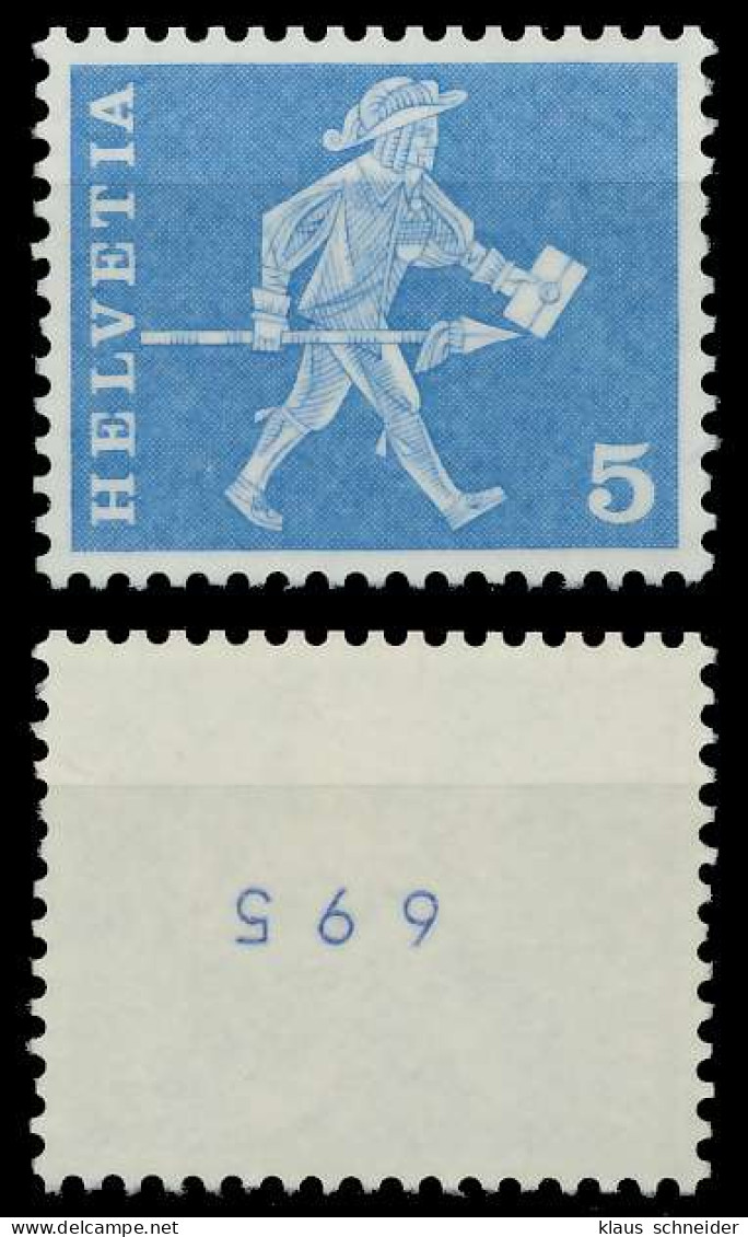 SCHWEIZ ROLLENMARKEN Nr 696yR OKB Postfrisch X6794EE - Coil Stamps