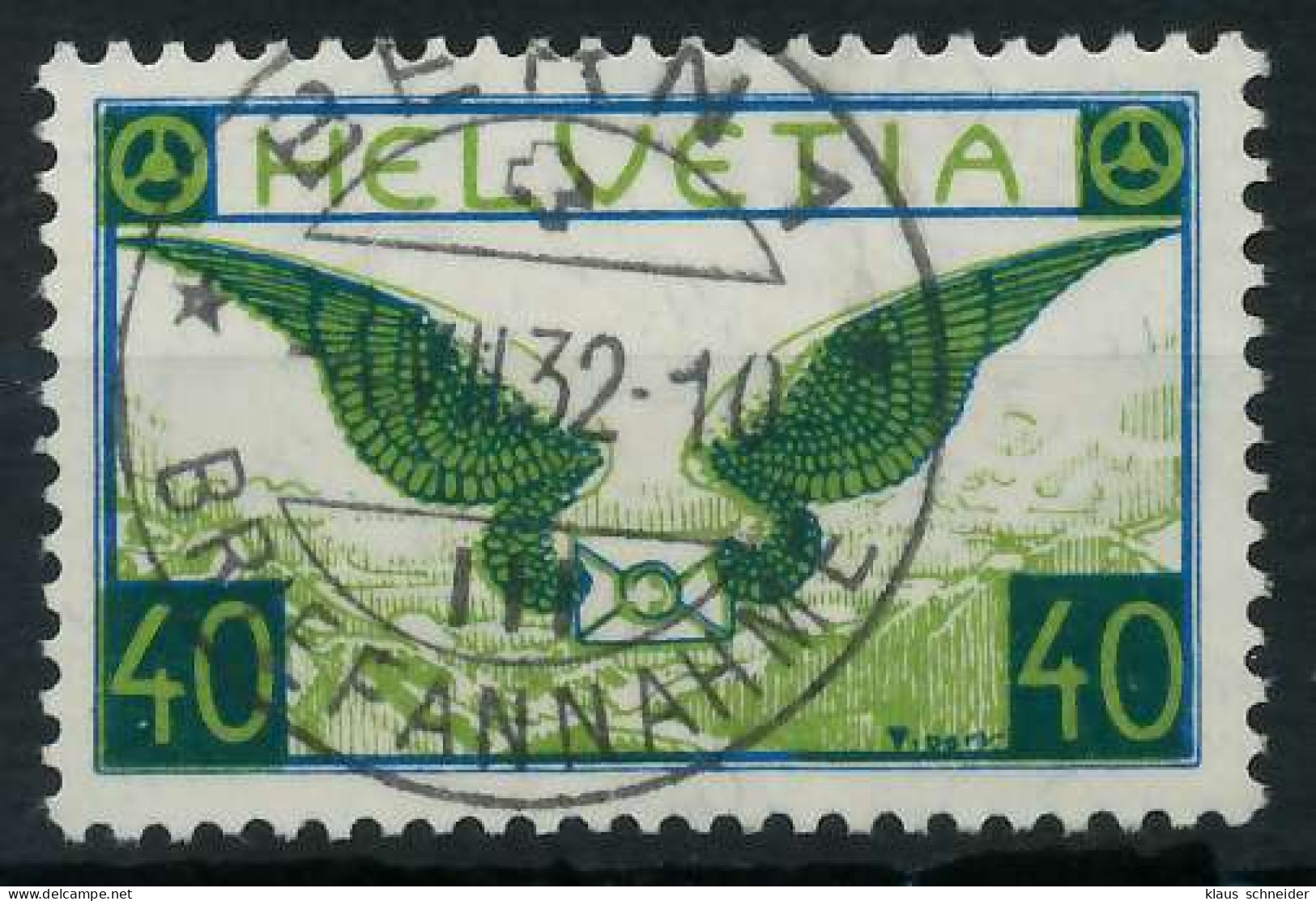 SCHWEIZ FLUGMARKEN Nr 234x Zentrisch Gestempelt X6B6102 - Used Stamps