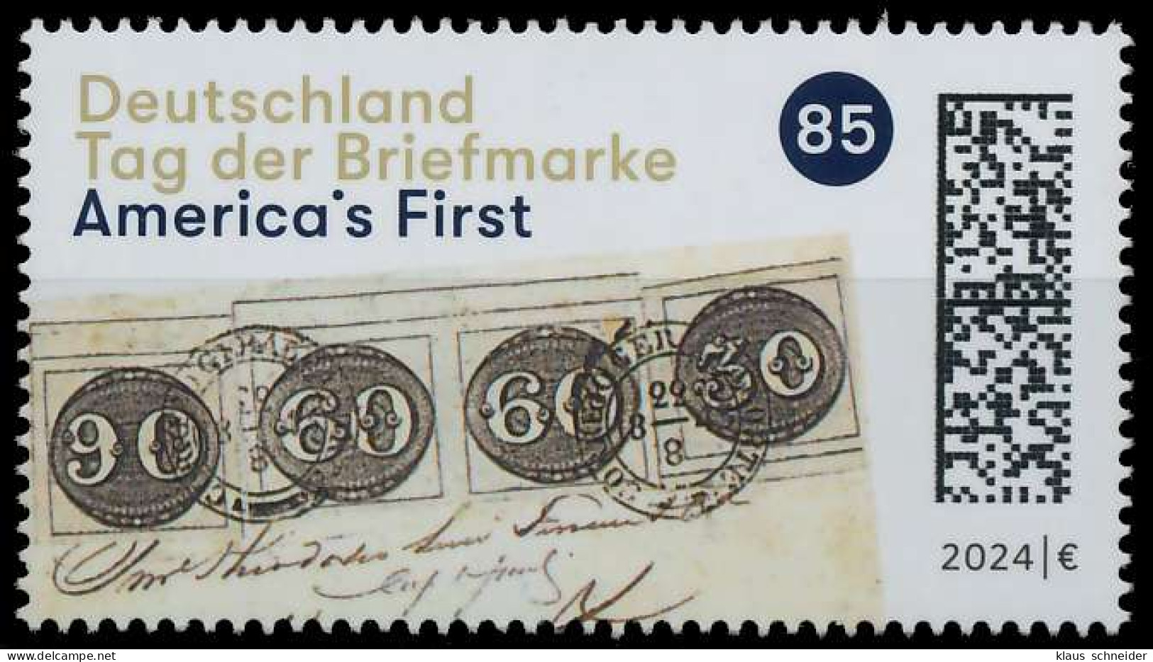 BRD BUND 2024 Nr 3822 Postfrisch S3D778A - Unused Stamps