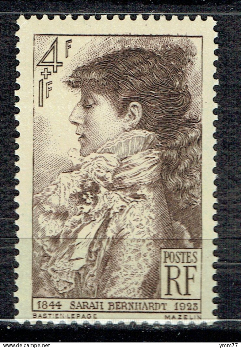 Centenaire De La Naissance De Sarah Bernhardt - Unused Stamps