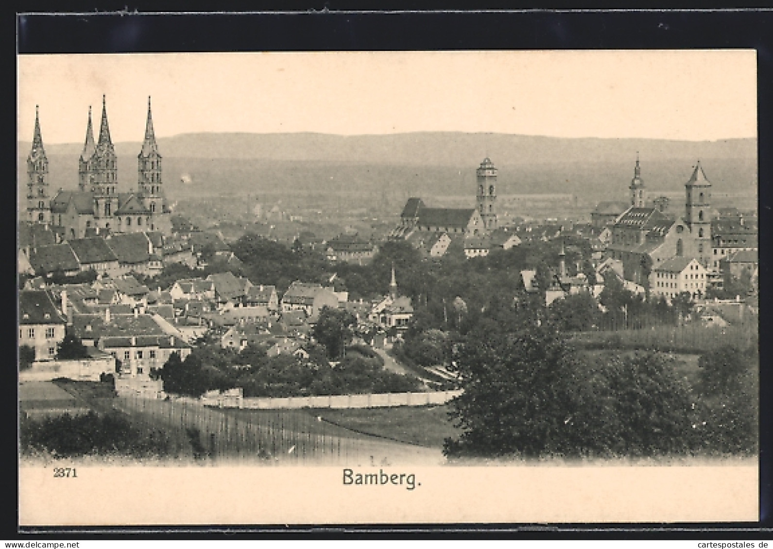 AK Bamberg, Totalansicht Mit Umgebung  - Bamberg