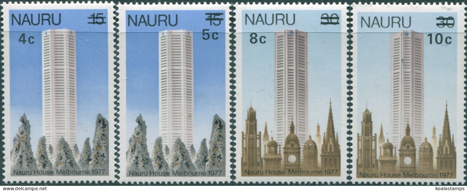 Nauru 1978 SG170-173 Surcharges Set MNH - Nauru