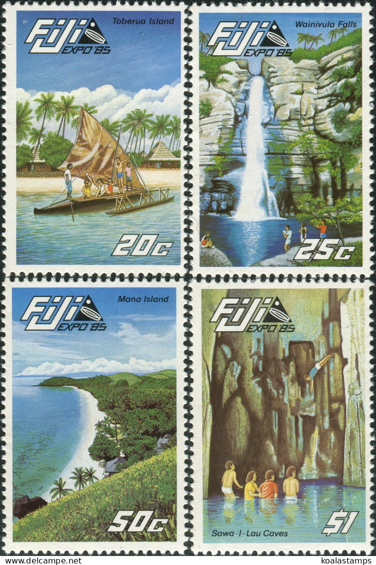 Fiji 1985 SG697-700 Expo World Fair Japan Set MNH - Fidji (1970-...)