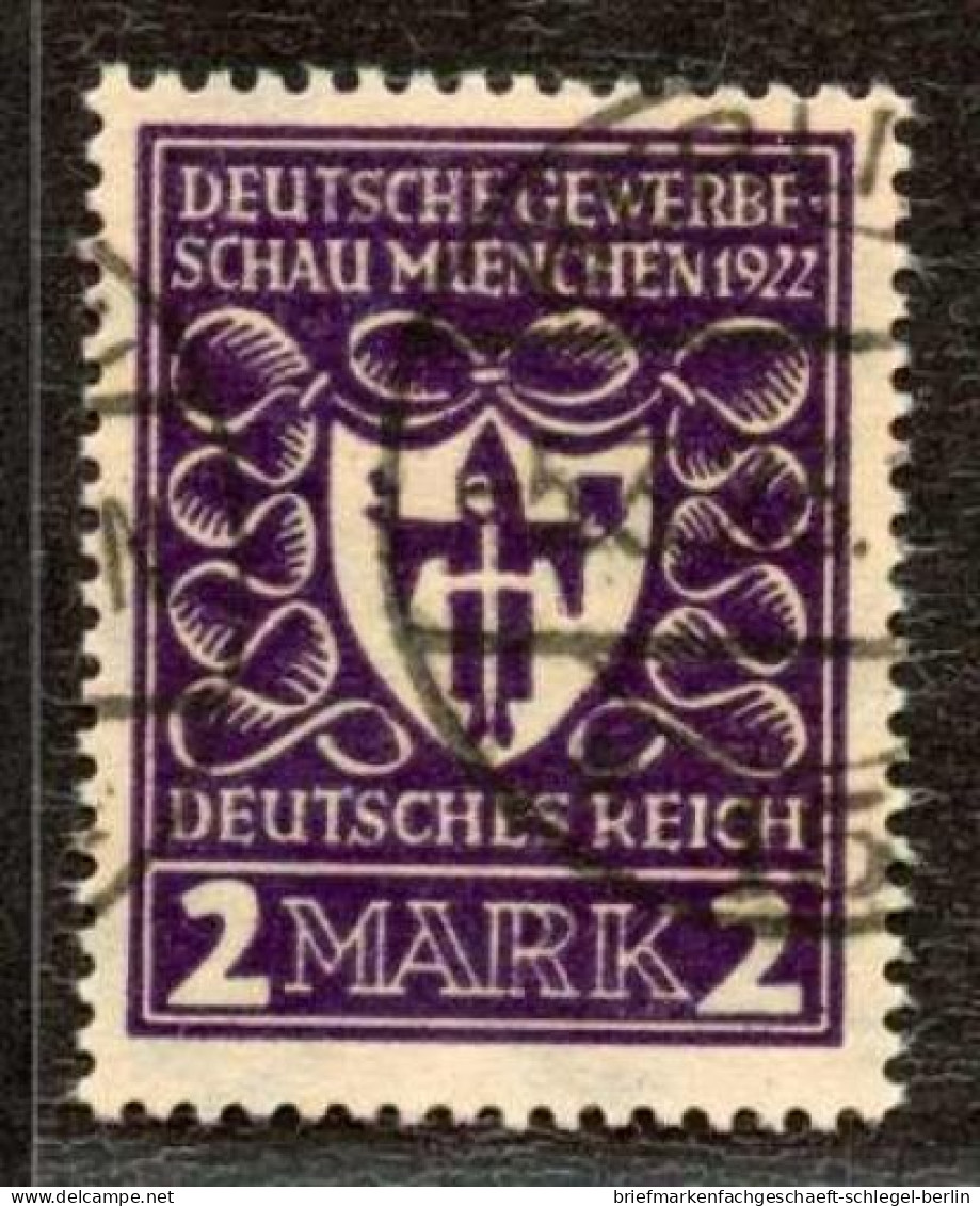 Deutsches Reich, 1922, 200 B, Gestempelt - Otros & Sin Clasificación