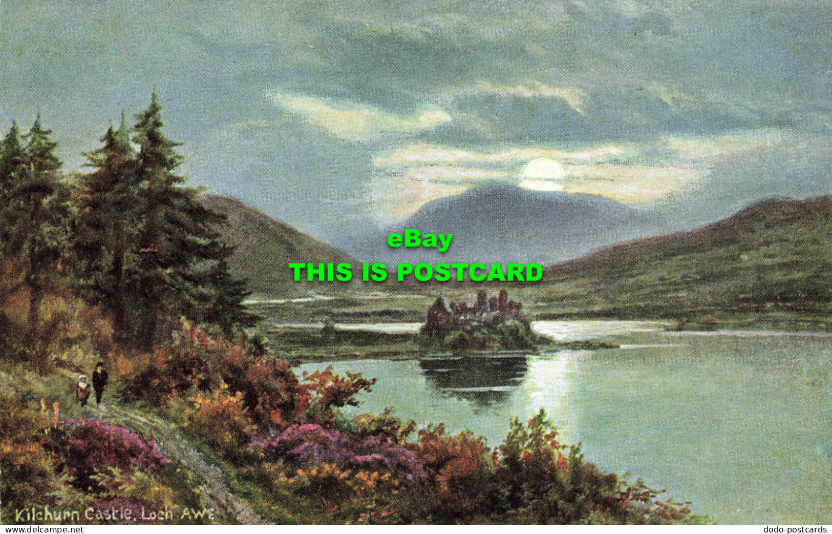 R610469 Kilchurn Castle. Loch Awe. S. Hildesheimer. Series No. 5313 - Mundo