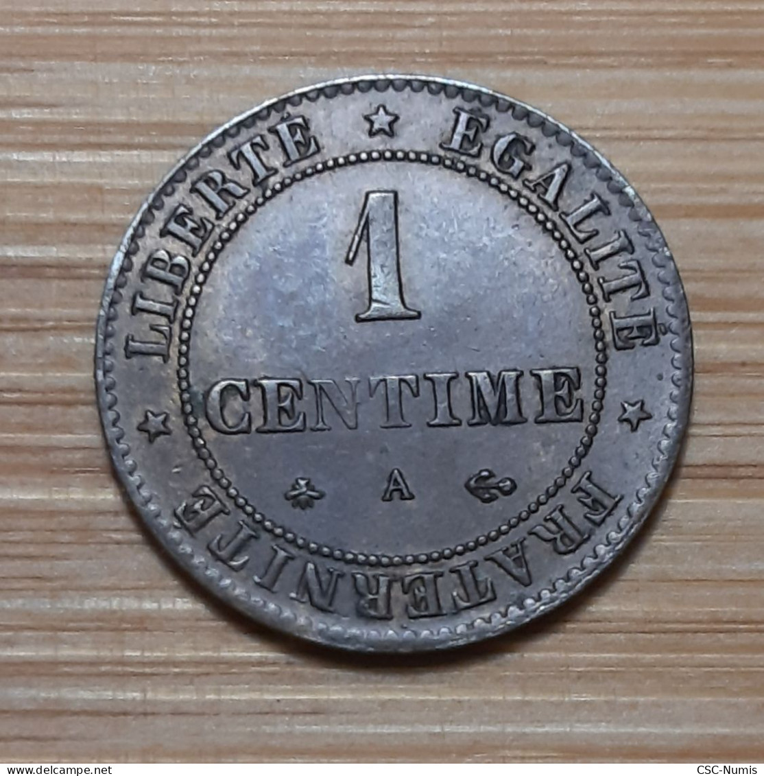 (N-0131) - IIIème République – 1 Centime 1878 A, Paris - 1 Centime