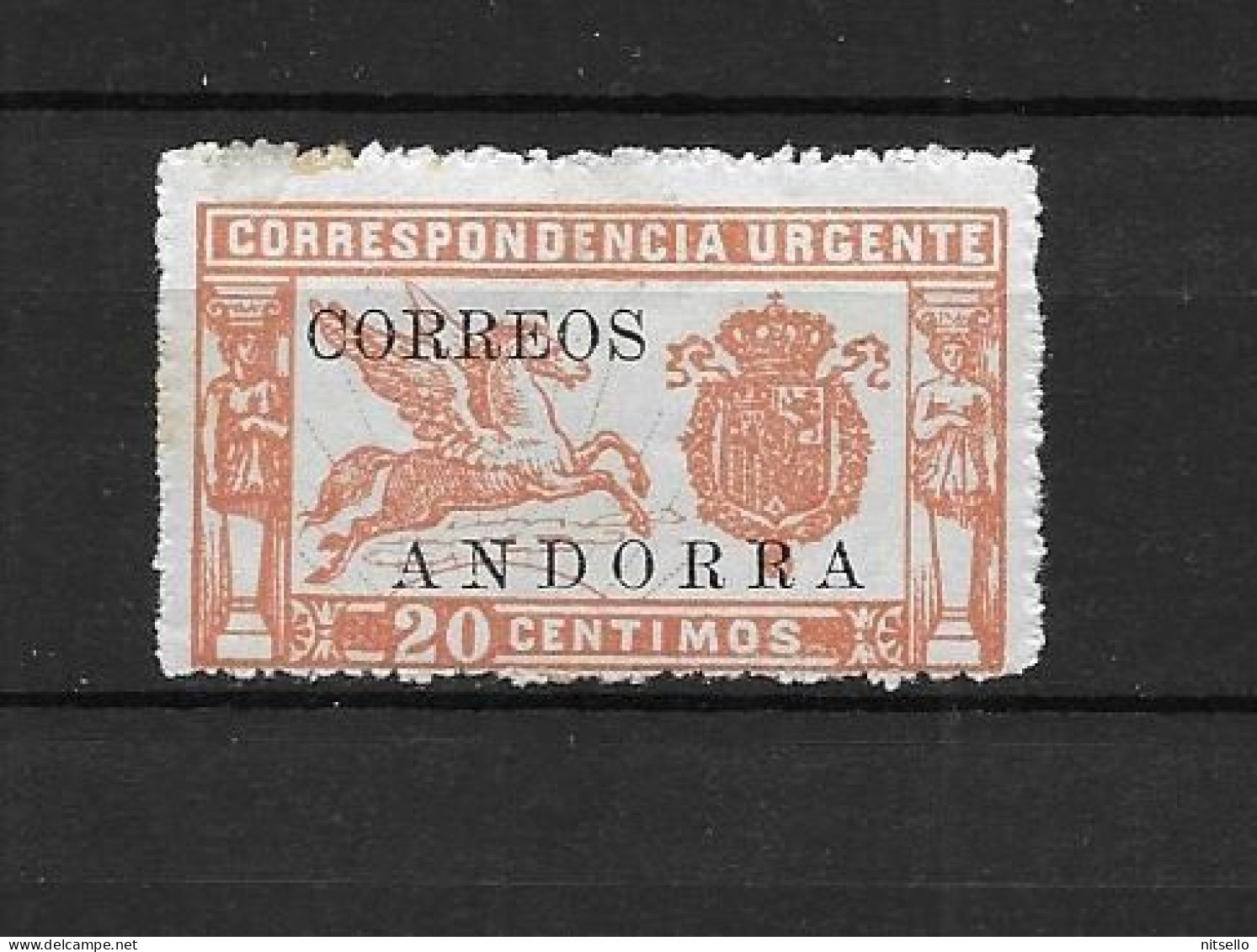 LOTE 2164 ///  (C035) ANDORRA 1928  YVERT Nº: 13 **MNH   CATALG/COTE: 82€  ¡¡¡ OFERTA - LIQUIDATION - JE LIQUIDE !!! - Unused Stamps