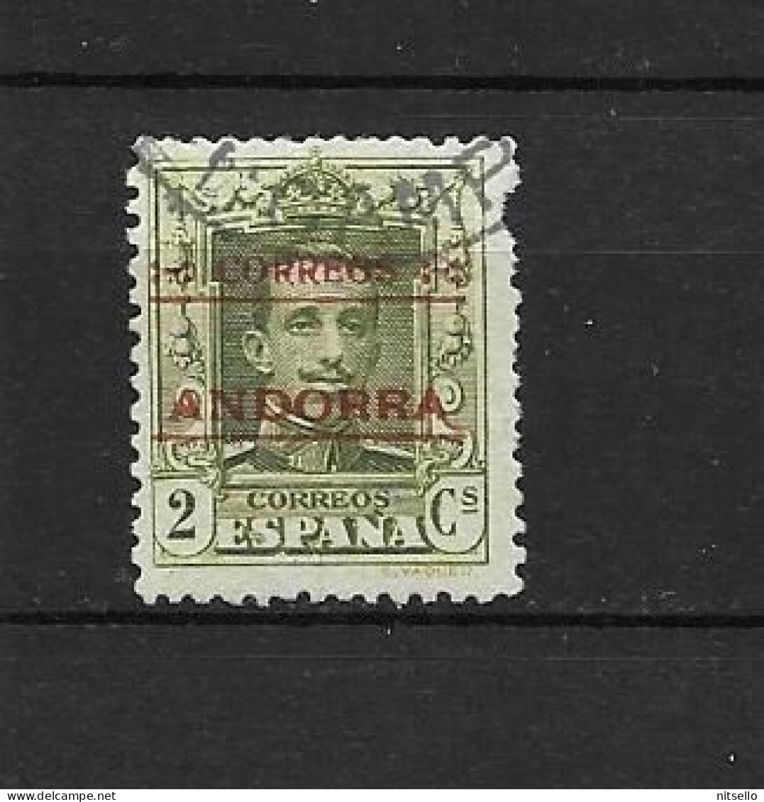 LOTE 2164 ///  (C035) ANDORRA 1928  YVERT Nº: 1    ¡¡¡ OFERTA - LIQUIDATION - JE LIQUIDE !!! - Used Stamps