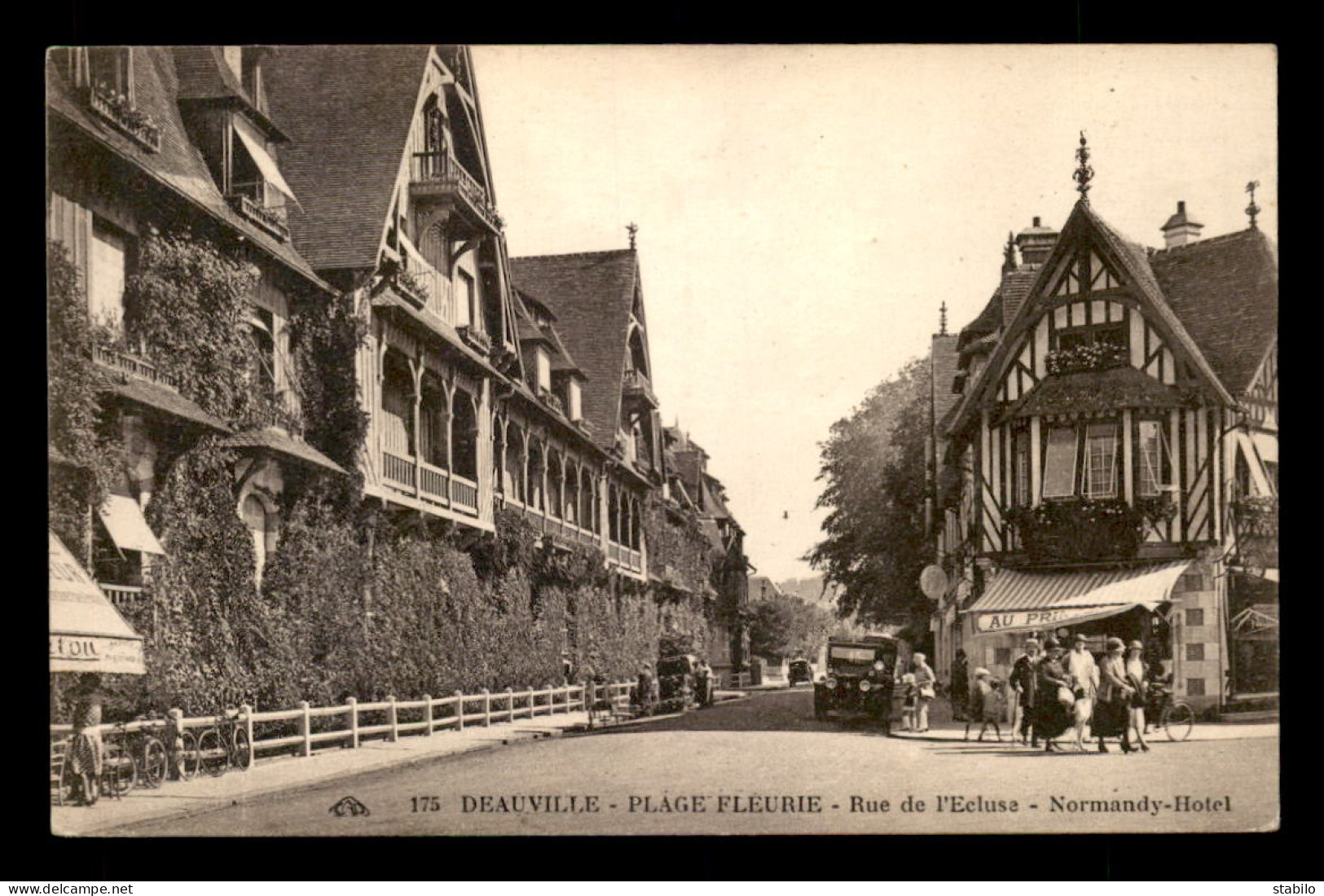 14 - DEAUVILLE - RUE DE L'ECLUSE - LE NORMANDY-HOTEL - Deauville