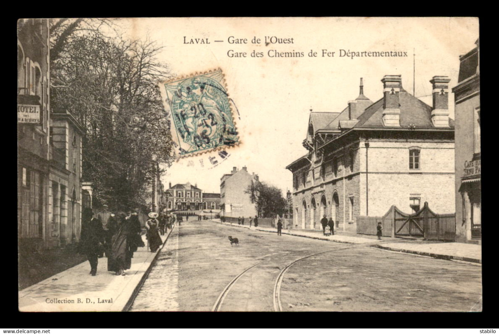 53 - LAVAL - LA GARE DE L'OUEST - GARE DES CHEMINS DE FER DEPARTEMENTAUX - Laval