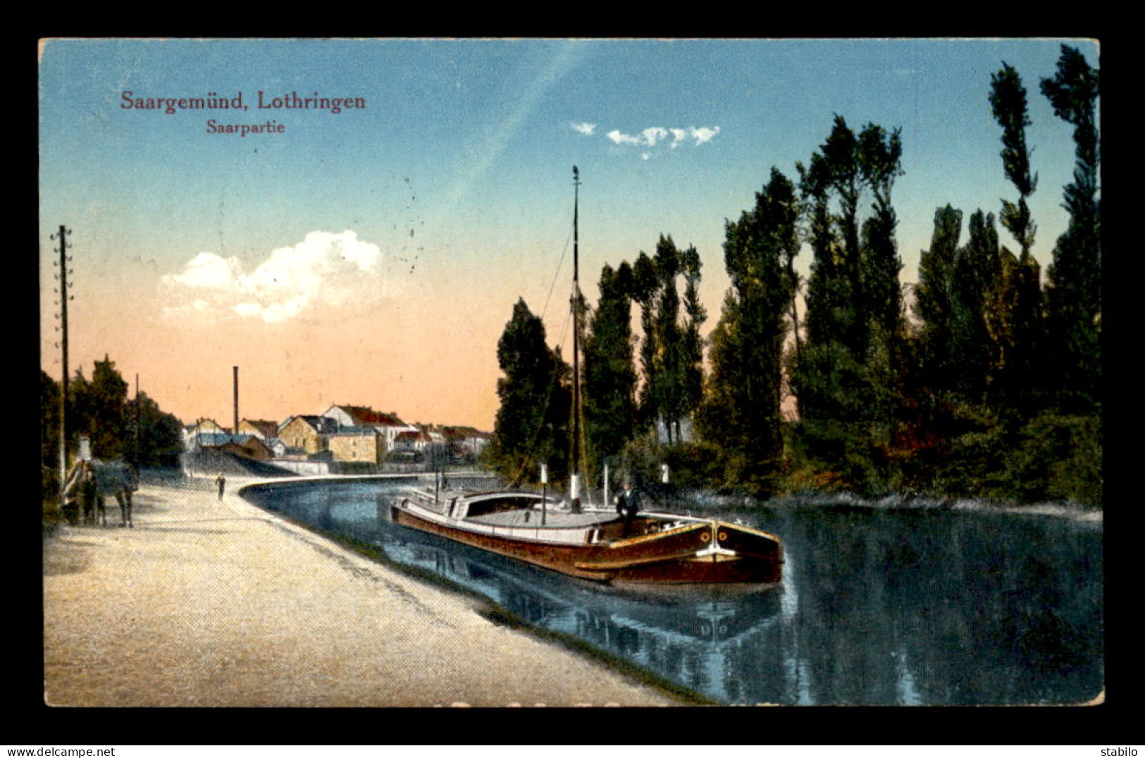 57 - SARREGUEMINES - SAARGEMUND - SAARPARTIE - PENICHE - Sarreguemines