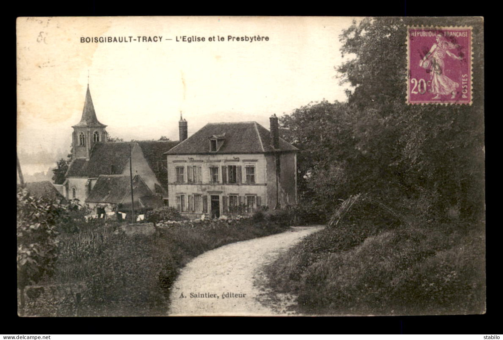 58 - BOISGIBAULT-TRACY - L'EGLISE ET LE PRESBYTERE - Sonstige & Ohne Zuordnung