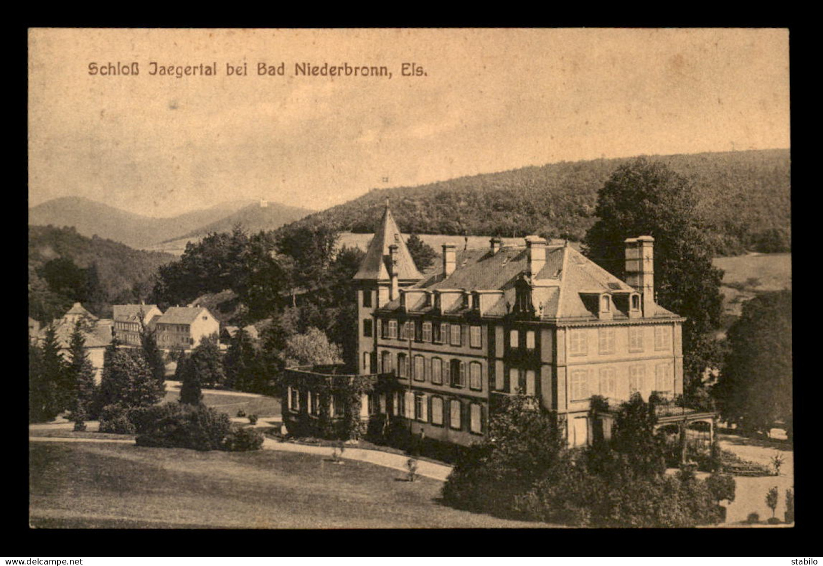 67 - NIEDERBRONN-LES-BAINS - CHATEAU JAEGERTAL - Niederbronn Les Bains