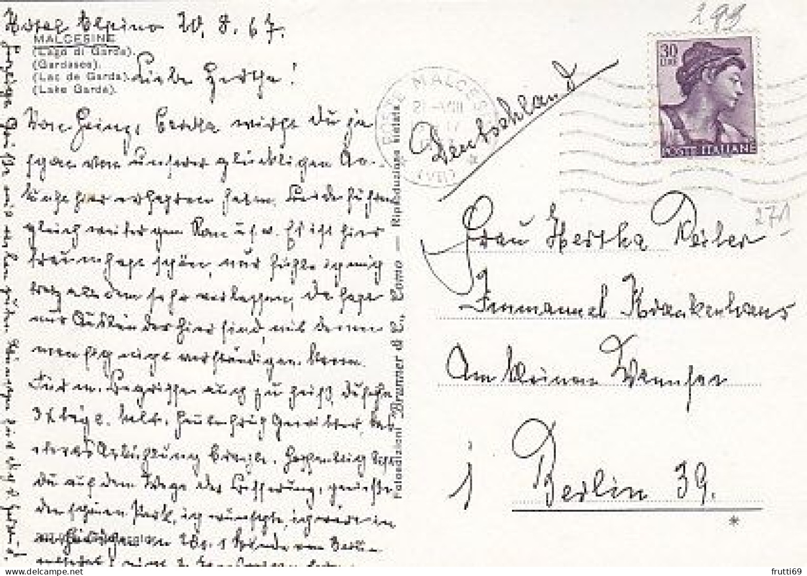 AK 216943 ITALY - Malcesine / Lago Di Garda - Andere & Zonder Classificatie