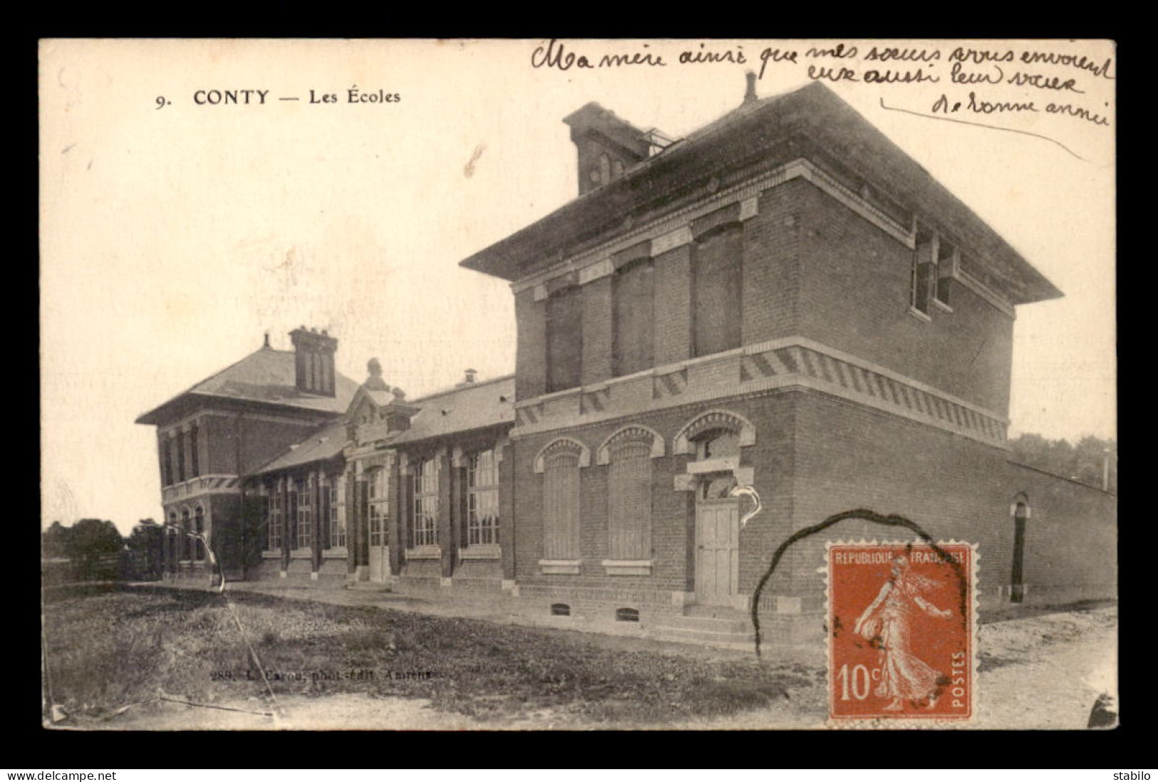 80 - CONTY - LES ECOLES - Conty