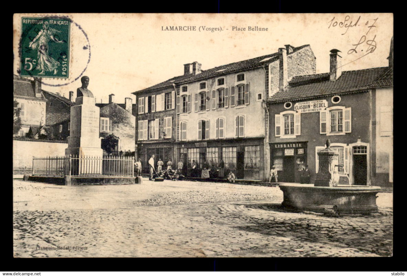 88 - LAMARCHE - PLACE BELLUNE - LIBRAIRIE CLASQUIN-BEDEL - Lamarche