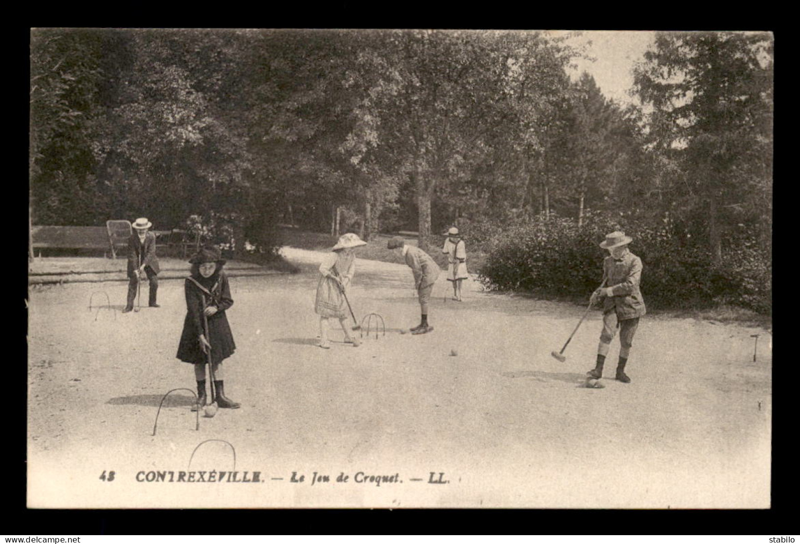 88 - CONTREXEVILLE - LE JEU DE CROQUET - Contrexeville
