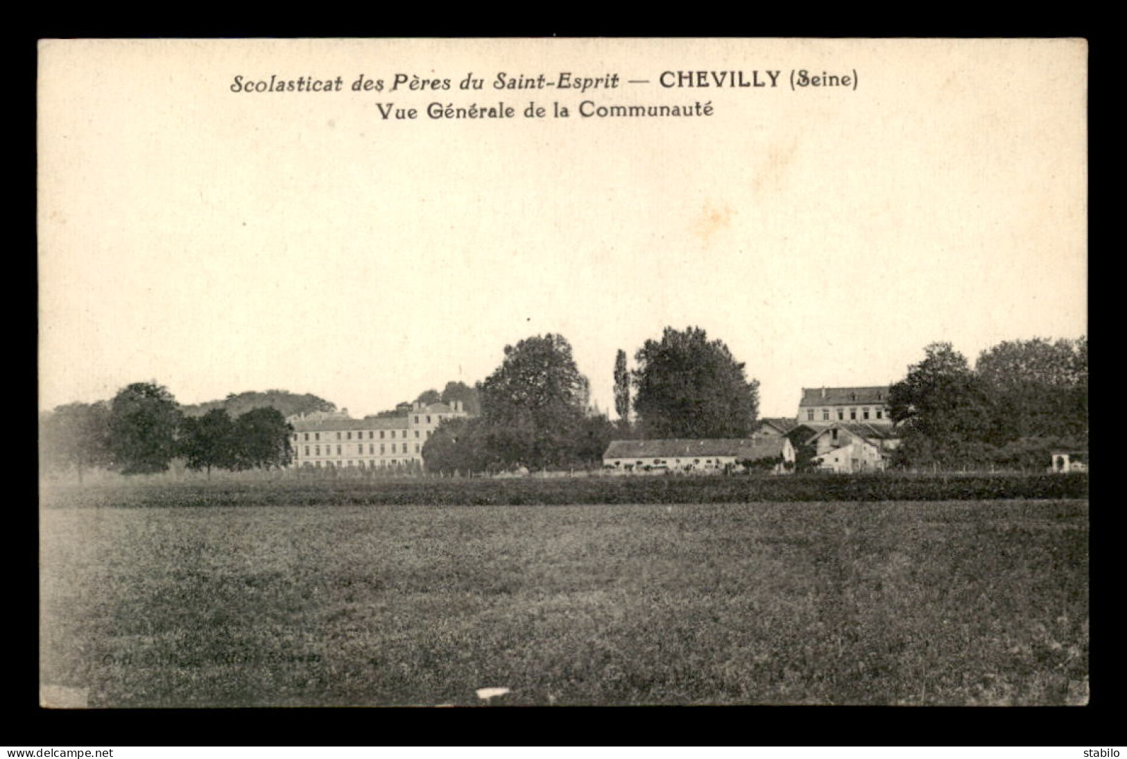 94 - CHEVILLY - SCOLASTICAT DES PERES DU ST-ESPRIT - VUE GENERALE DE LA COMMUNAUTE - Chevilly Larue