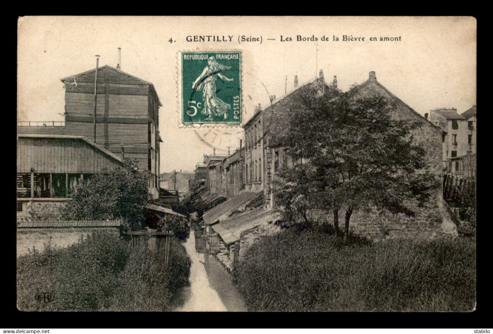 94 - GENTILLY - LES BORDS DE LA BIEVRE EN AMONT - Gentilly
