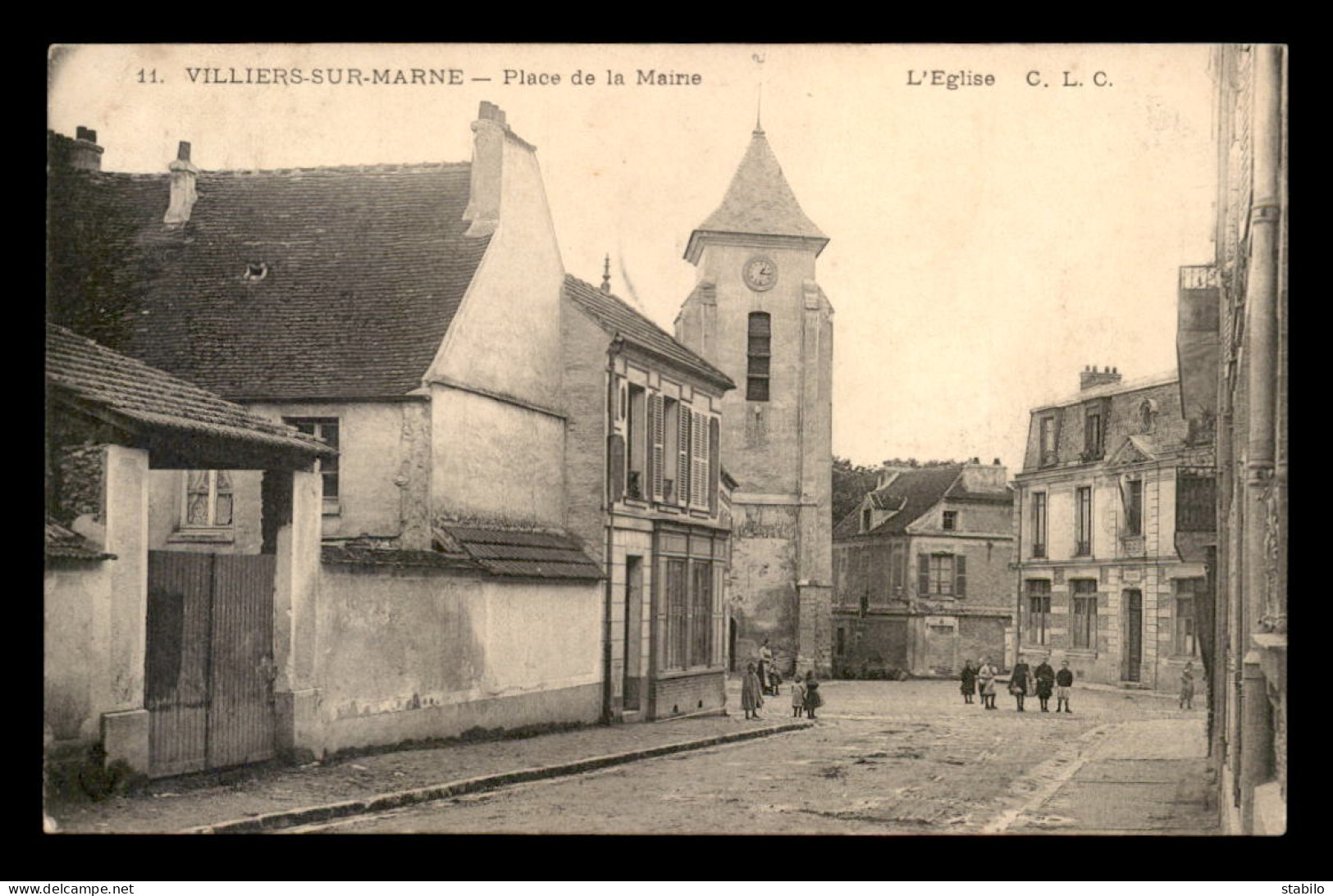 94 - VILLIERS-SUR-MARNE - PLACE DE LA MAIRIE - L'EGLISE - Villiers Sur Marne