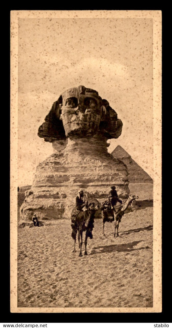 EGYPTE - LENHERT & LANDROCK N° 7 - CAIRO - THE GREAT SPHINX - FORMAT 15 X 7.5 CM - Kairo