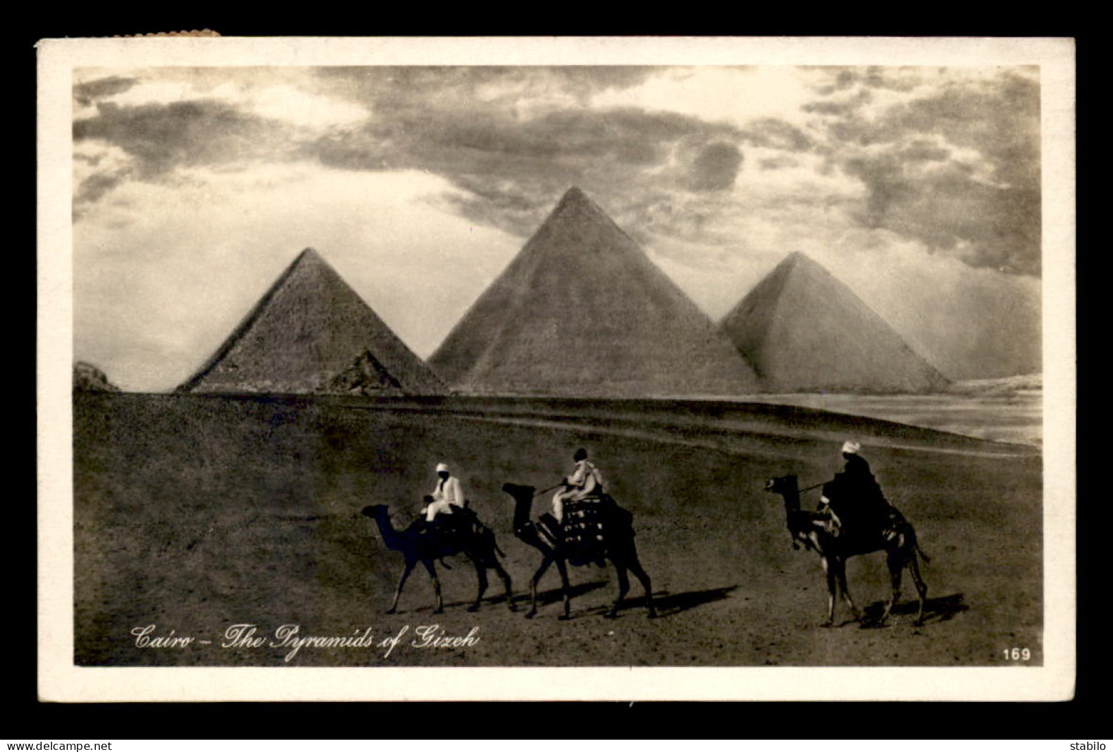 EGYPTE - LENHERT & LANDROCK N°169 - CAIRO - THE PYRAMIDS OF GIZEH - CHAMEAUX - Cairo