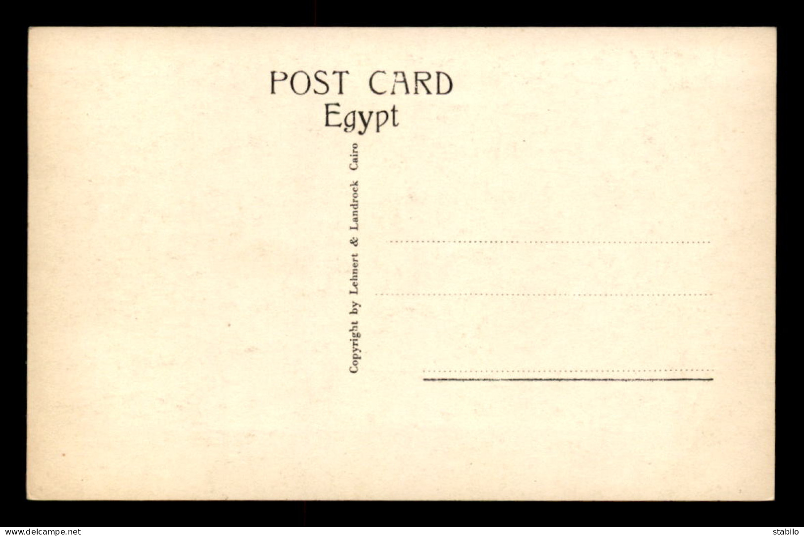 EGYPTE - LENHERT & LANDROCK N°107 - CAIRO - MAMELOUK TOMBS AND CITADEL - Kairo