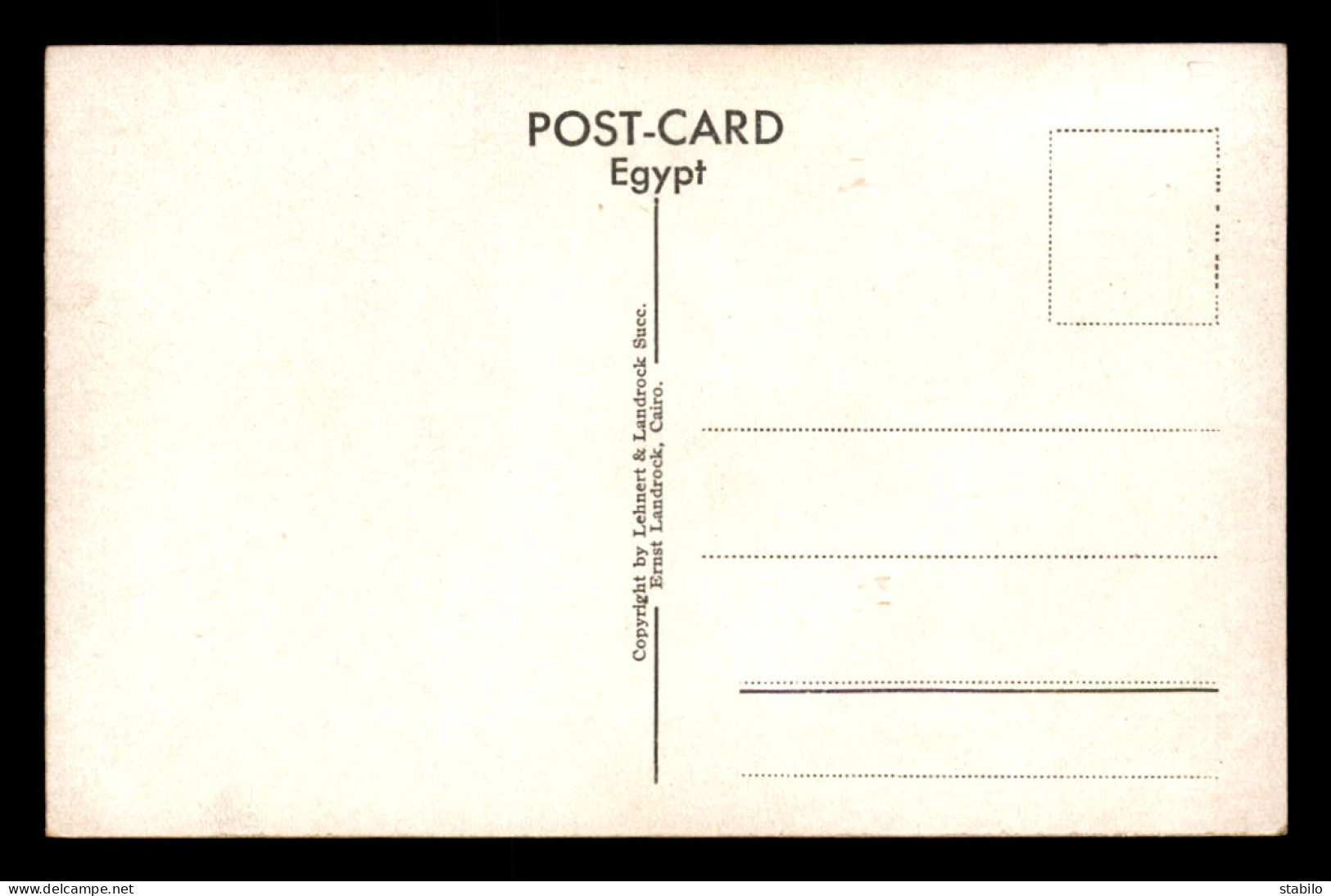EGYPTE - LENHERT & LANDROCK N°258 - CAIRO - THE CITADEL - Caïro