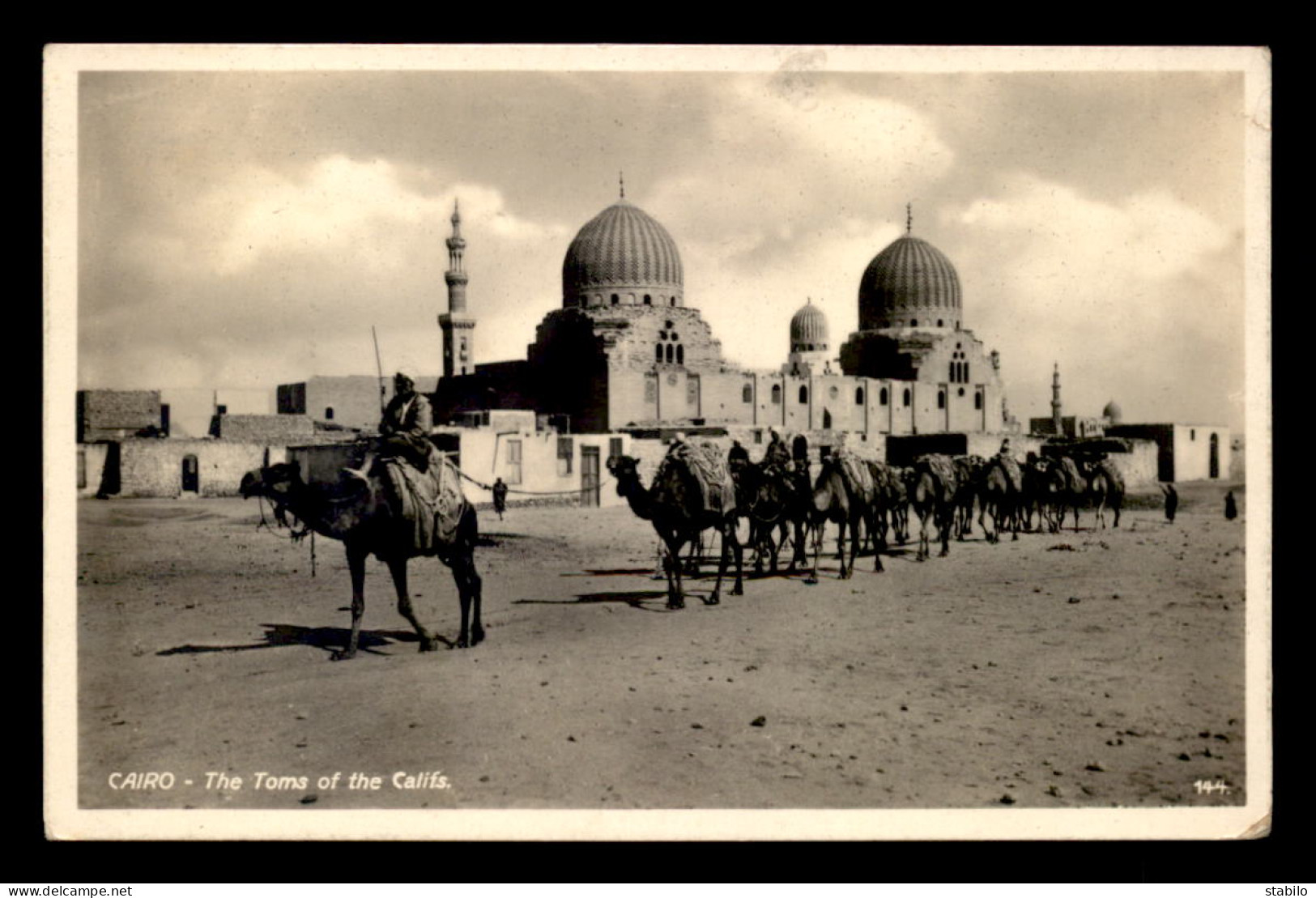 EGYPTE - LENHERT & LANDROCK N°144 - CAIRO - THE TOMS OF THE CALIFS - CHAMEAUX - Le Caire