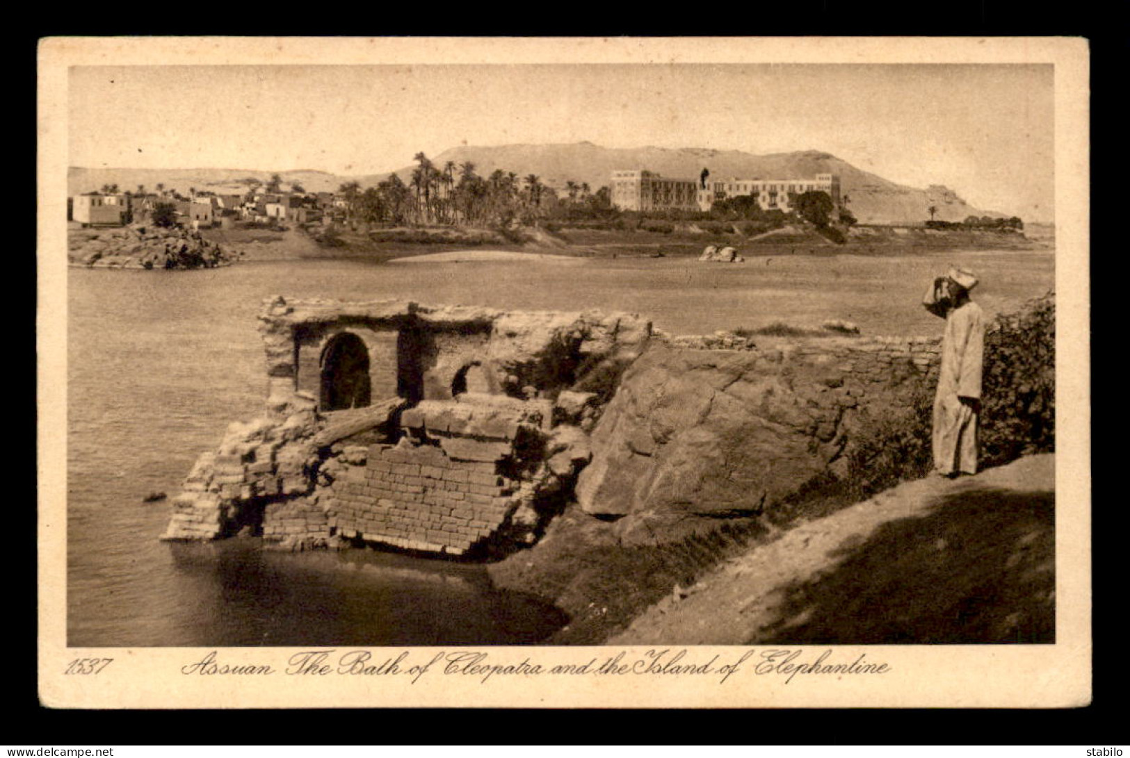 EGYPTE - LENHERT & LANDROCK N°1537 - ASSUAN - THE BATH OF CLEOPATRA - Assouan