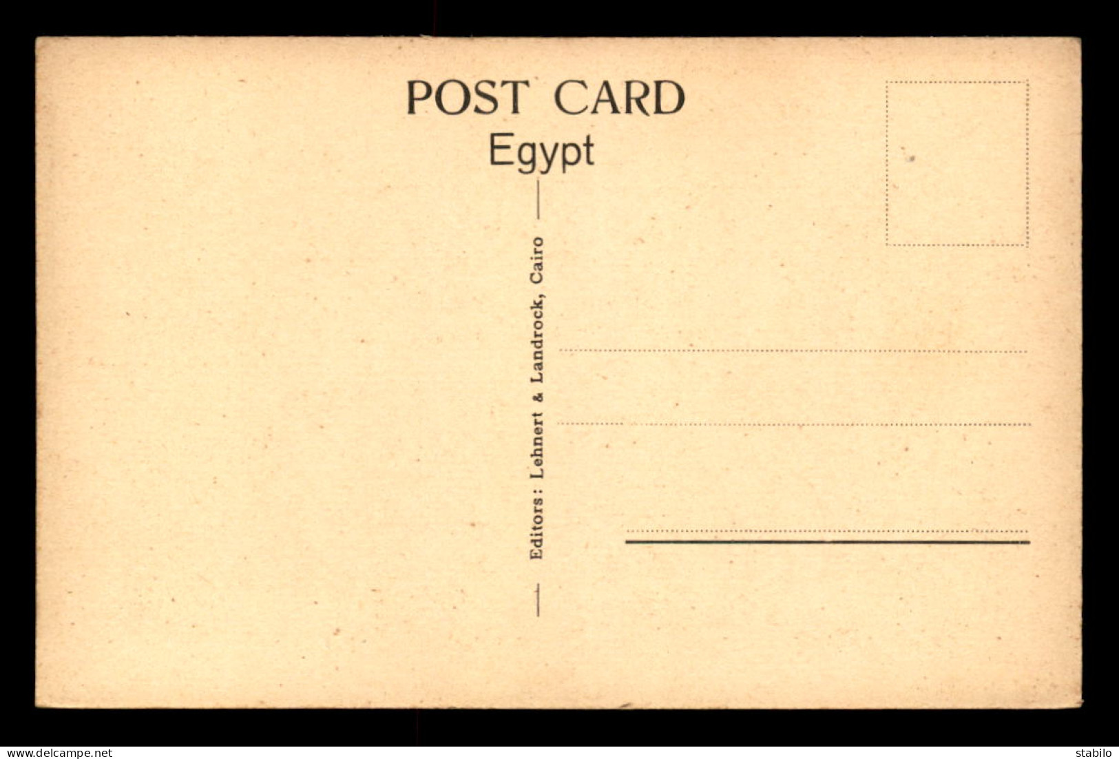 EGYPTE - LENHERT & LANDROCK N°1541 - ASSUAN - NILEDAM - Aswan