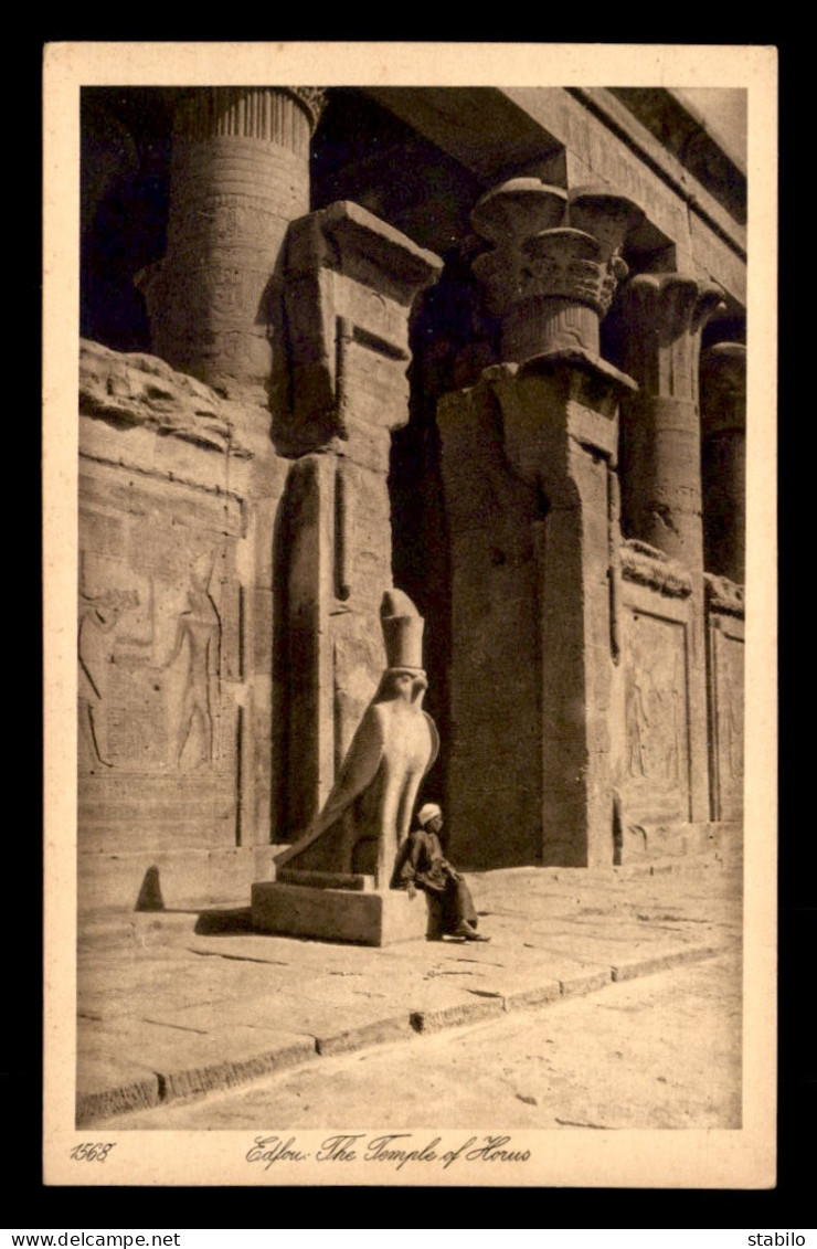 EGYPTE - LENHERT & LANDROCK N°1568 - EDFOU - THE TEMPLE - Edfou