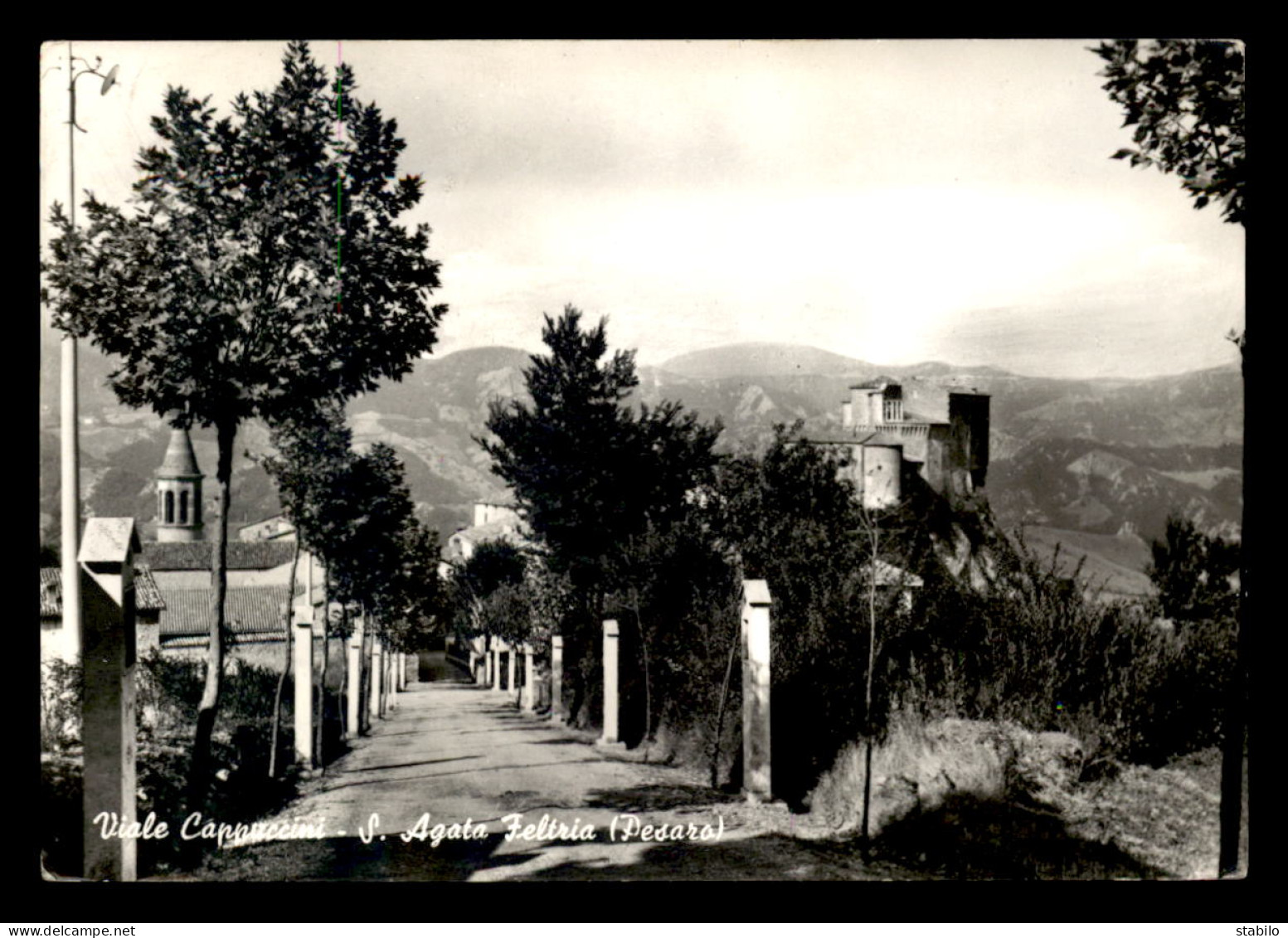 ITALIE - S. AGATO FELTRIA - VIALE CAPPUCINI - Sonstige & Ohne Zuordnung