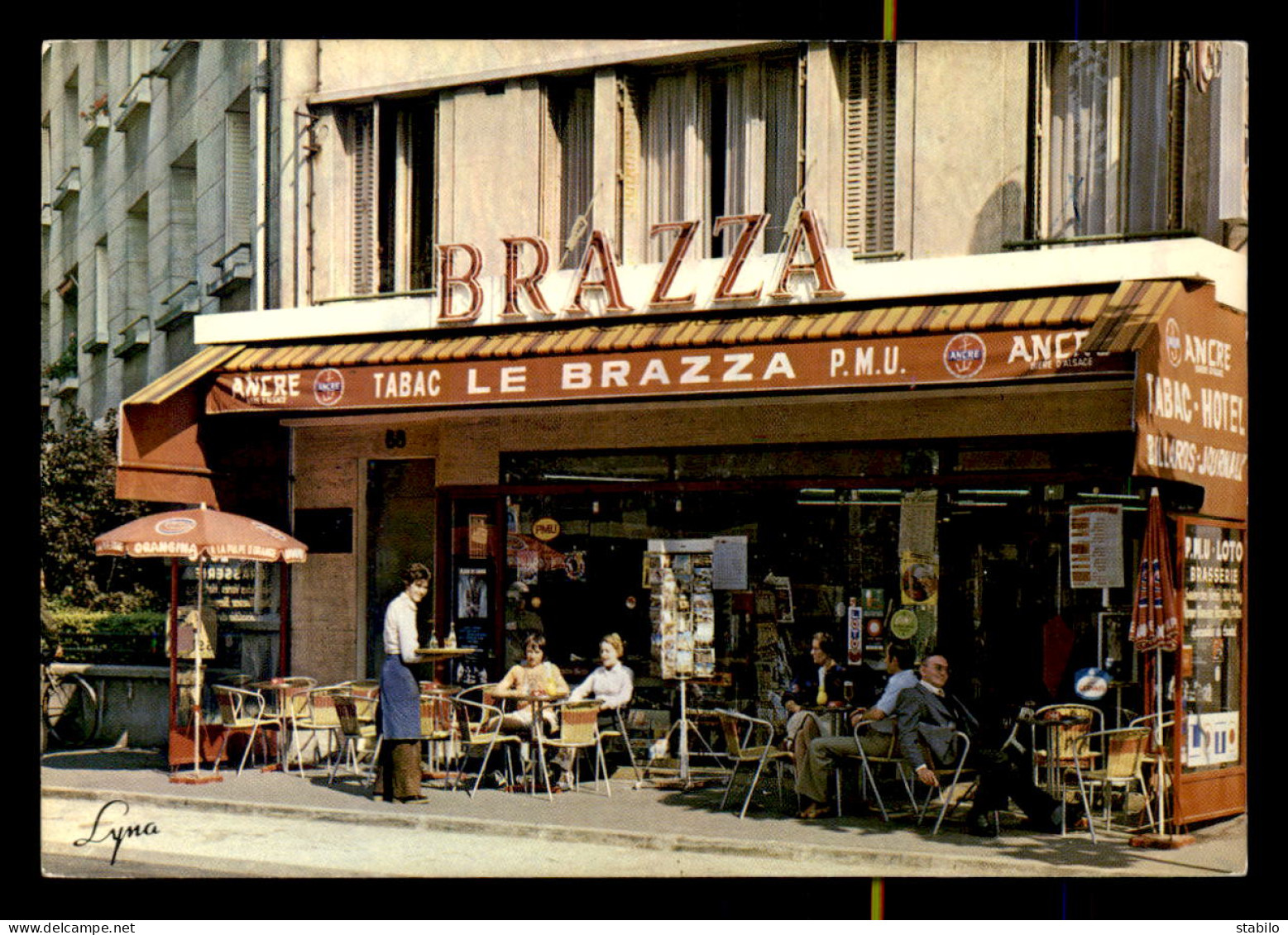 92 - BOULOGNE - LE BRAZZA,  TABAC-JOURNAUX-HOTEL, AVENUE P. GRENIER - Boulogne Billancourt