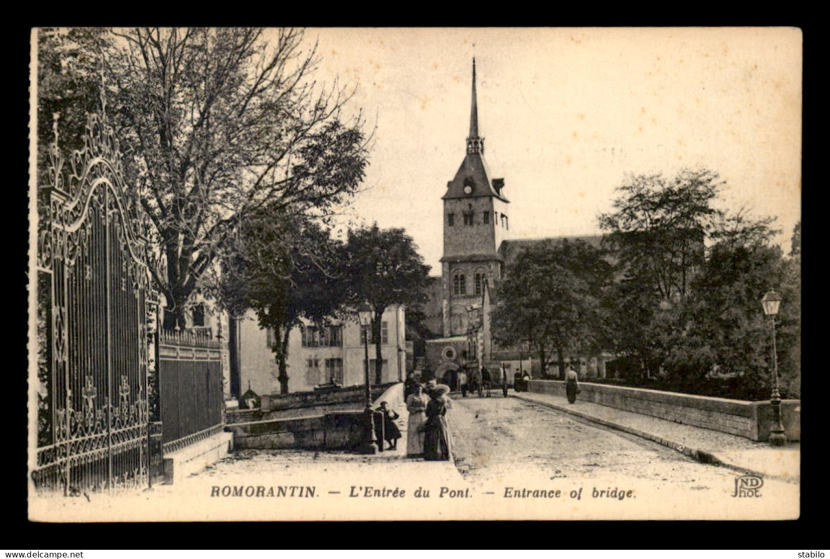 41 - ROMORANTIN - L'ENTREE DU PONT - Romorantin