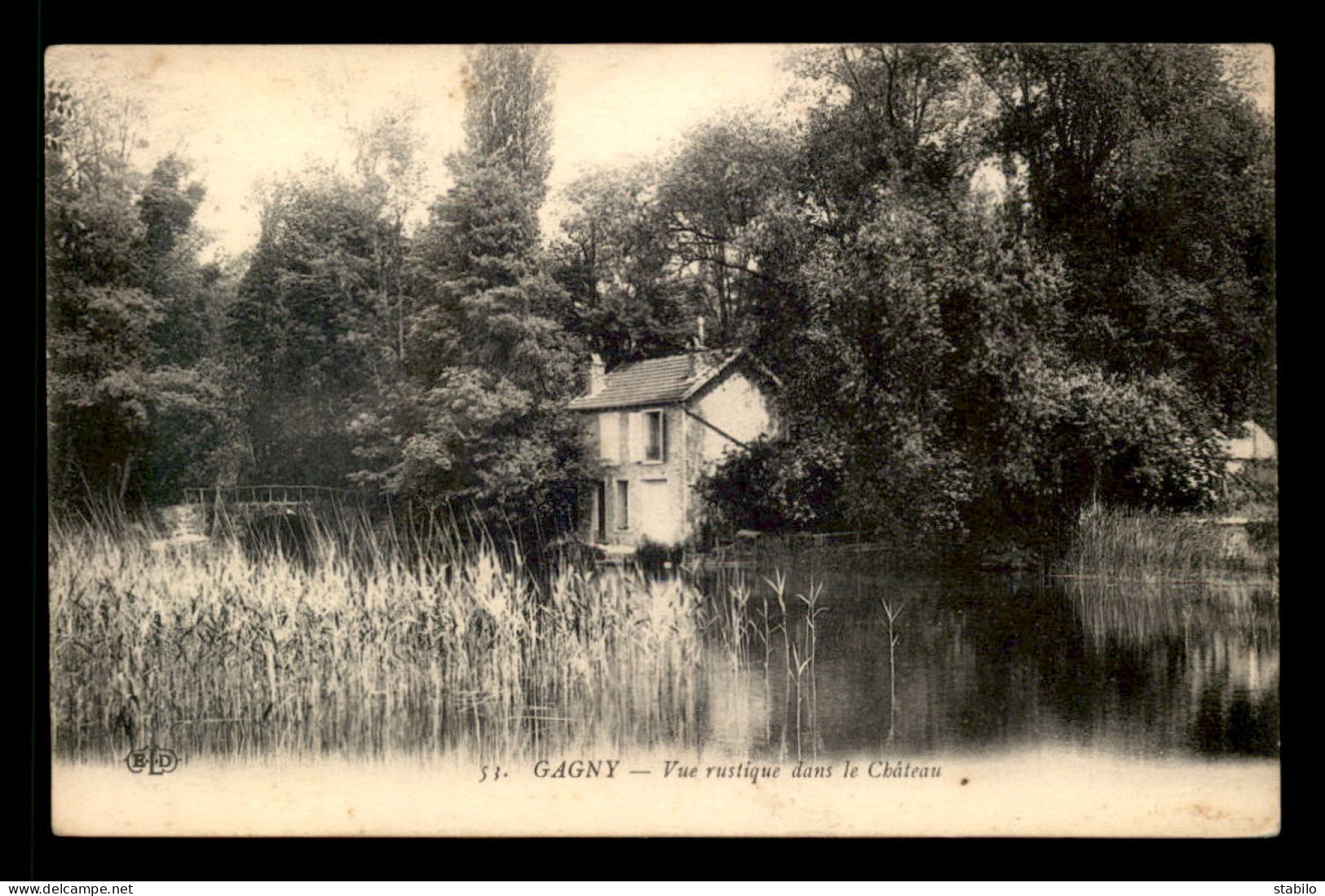 93 - GAGNY - VUE DANS LE CHATEAU - Gagny