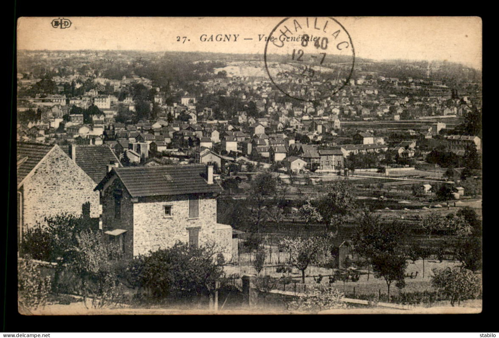 93 - GAGNY - VUE GENERALE - Gagny