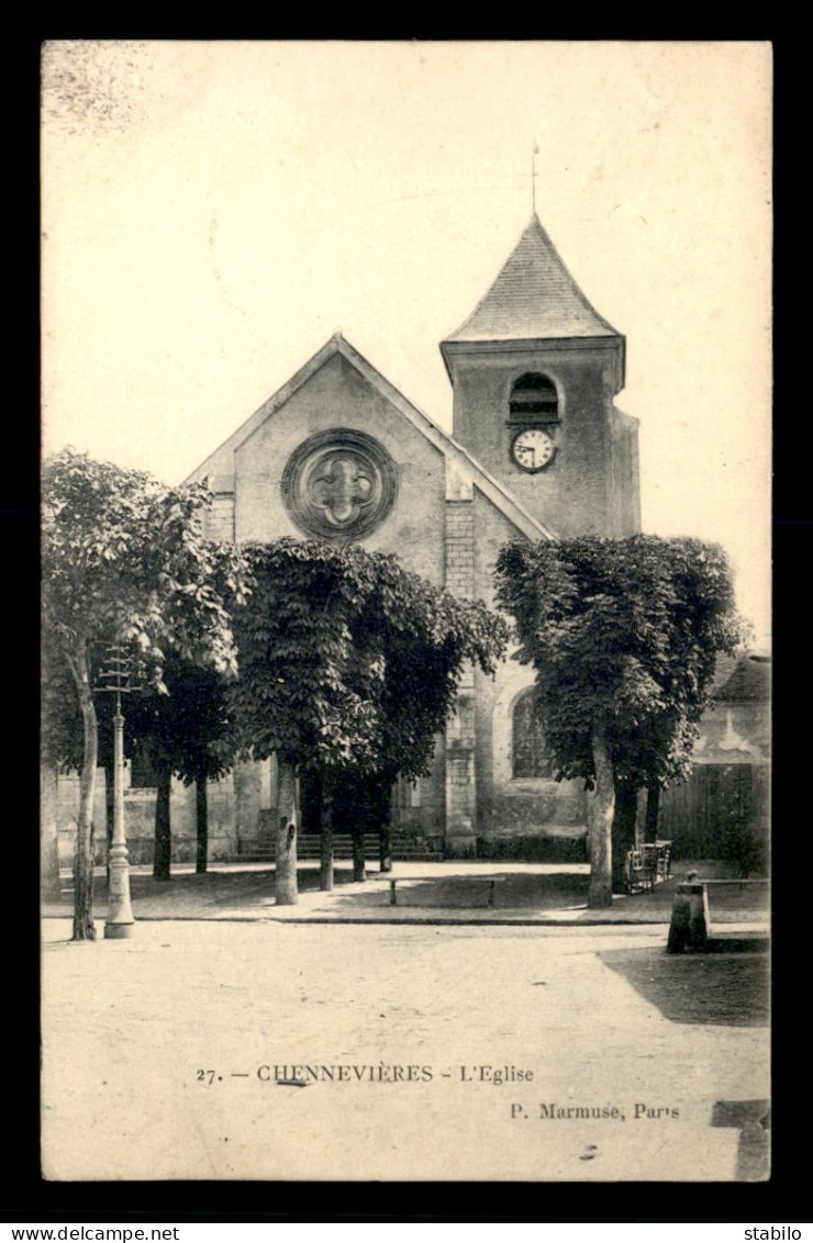 94 - CHENNEVIERES - L'EGLISE - Chennevieres Sur Marne