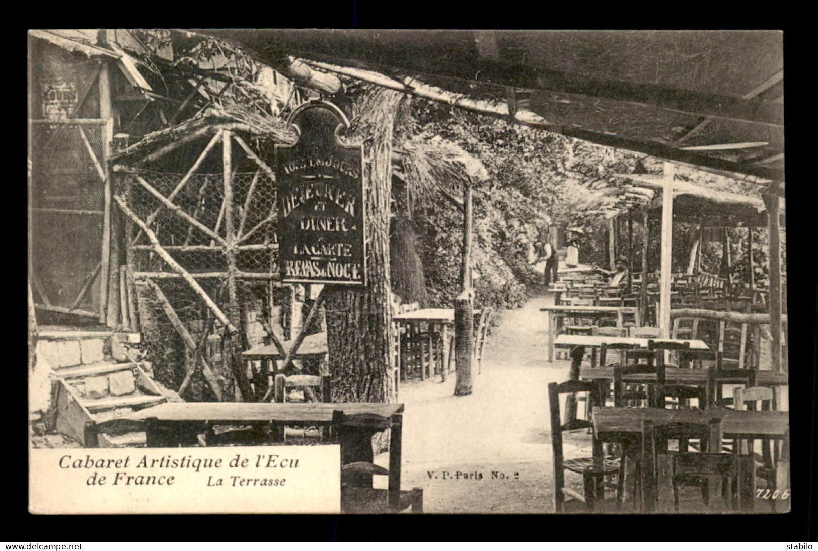 94 - CHENNEVIERES - CABARET DE L'ECU DE FRANCE - LA TERRASSE - Chennevieres Sur Marne