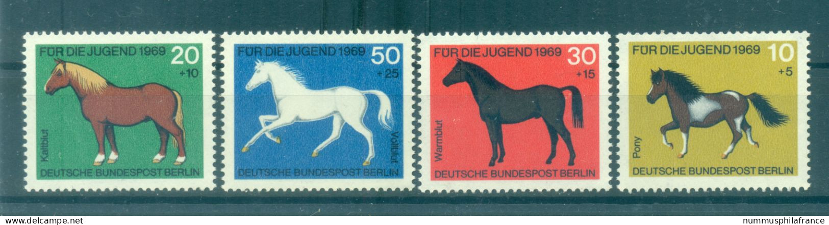 Berlin Ouest 1969 - Y & T  N. 301/04 - Pour La Jeunesse - Unused Stamps