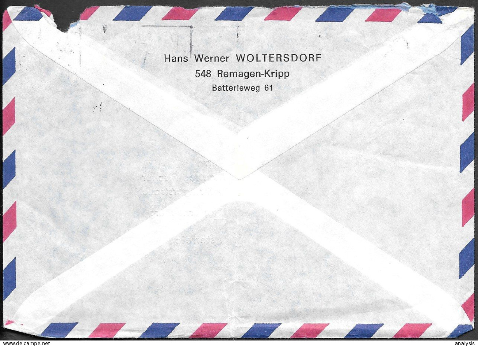 Germany Remagen Cover Mailed To Austria 1973. 70Pf Rate Europa CEPT Stamp - Lettres & Documents