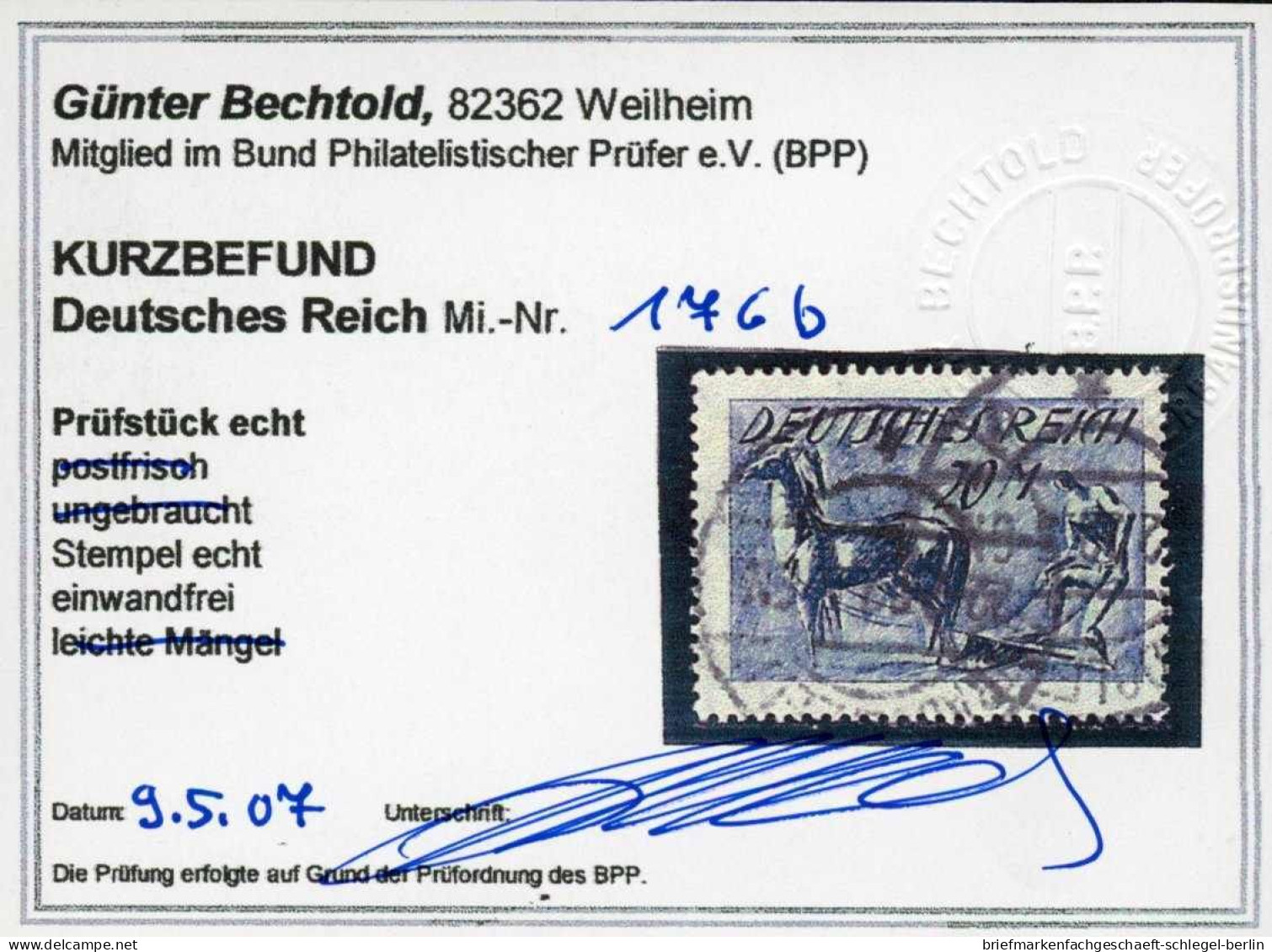 Deutsches Reich, 1921, 176 B, Gestempelt - Other & Unclassified
