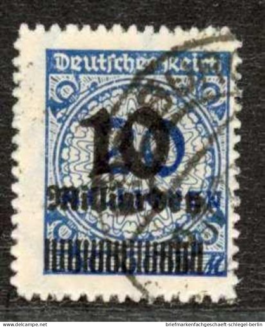 Deutsches Reich, 1923, 335 B P, Gestempelt - Sonstige & Ohne Zuordnung