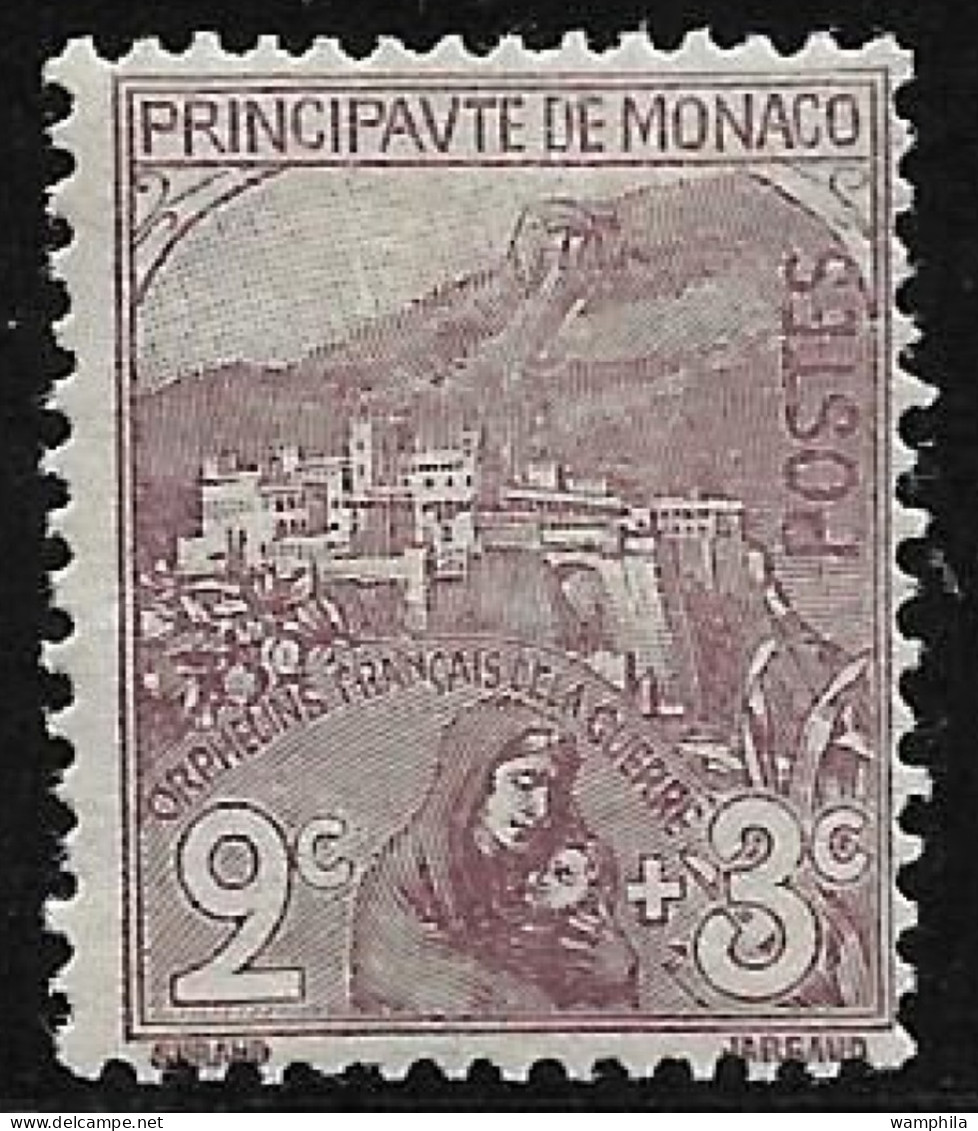 Monaco, Orphelins N°27* , Cote 45€ - Neufs