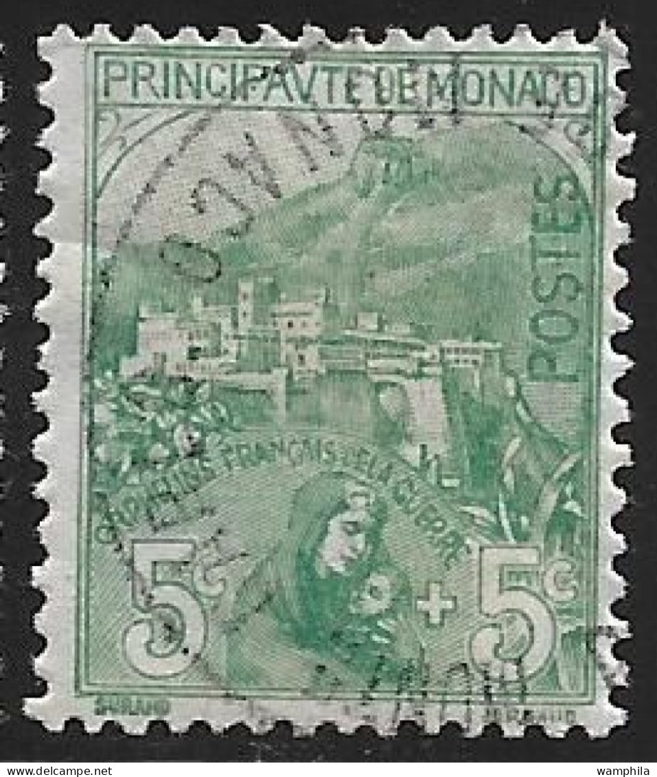 Monaco, Orphelins N°28 Oblitéré ,. Cote 25€ - Usati