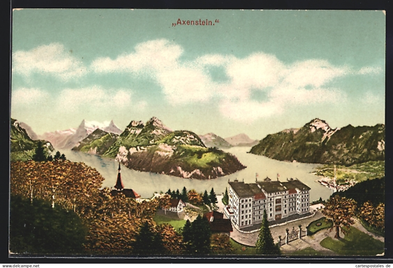 AK Morschach, Hotel Axenstein  - Morschach