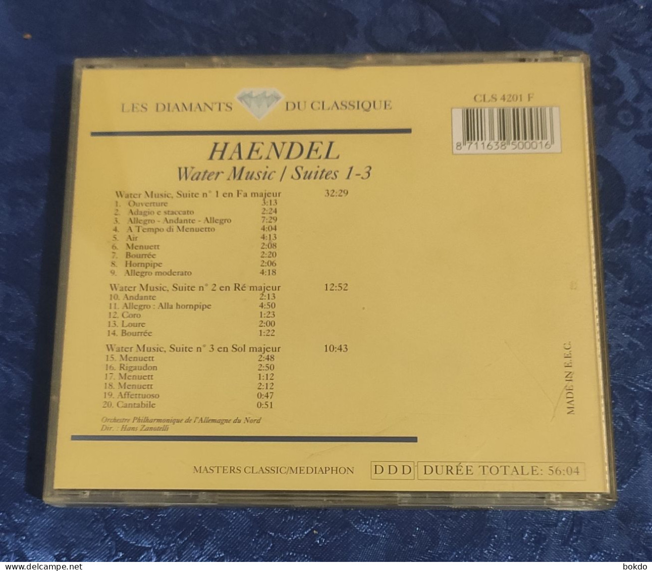 HEABDEL - Water Music Suites 1-3 - Classique