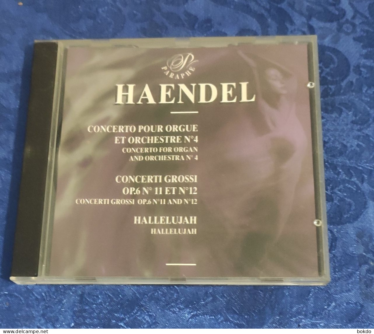 HAENDEL - Concerto Pour Orgue - Concerti Grossi - Hallelujah - Classique